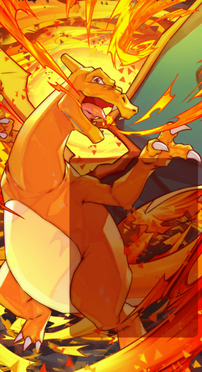 Pokemon TCG Pocket - Charizard Backdrop