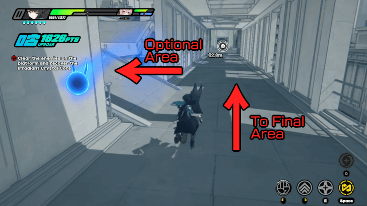 Proceed Through the Hallway