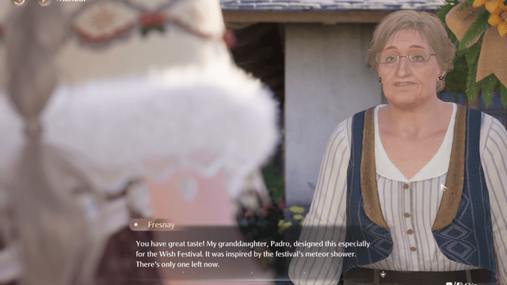 Infinity Nikki Find Mrs. Fresnay