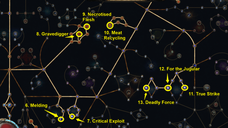 Path of Exile 2 - Blood Mage Detonate Dead Melding