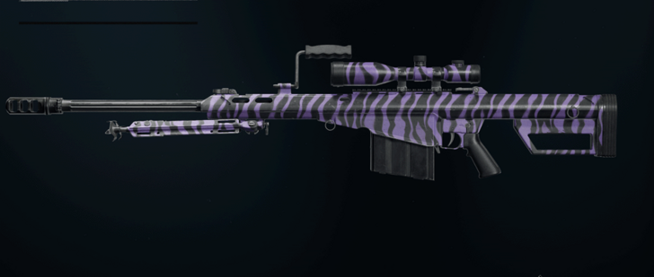 Black Ops 6 - Purple Tiger AMR Mod 4 Camo