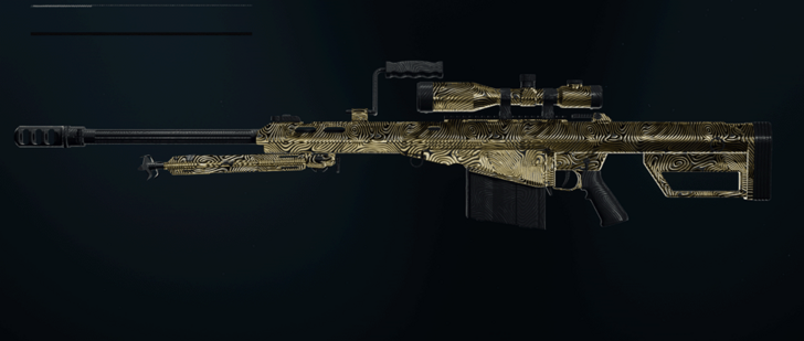 Black Ops 6 (BO6) - Mystic Gold AMR Mod 4