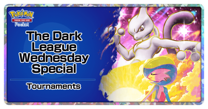 Pokemon TCG Pocket - The Dark League Wednesday Special Tournament Top Banner
