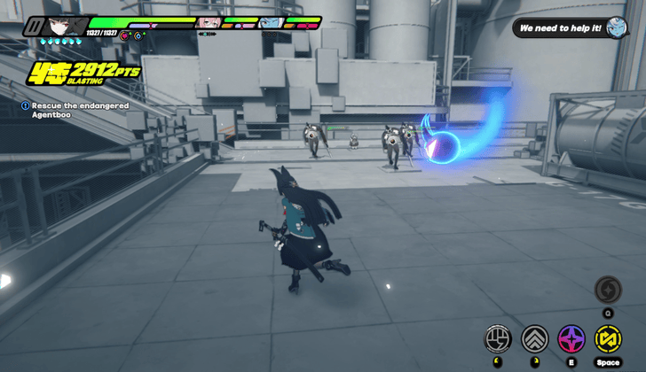 Defeat Four Waves Enemies