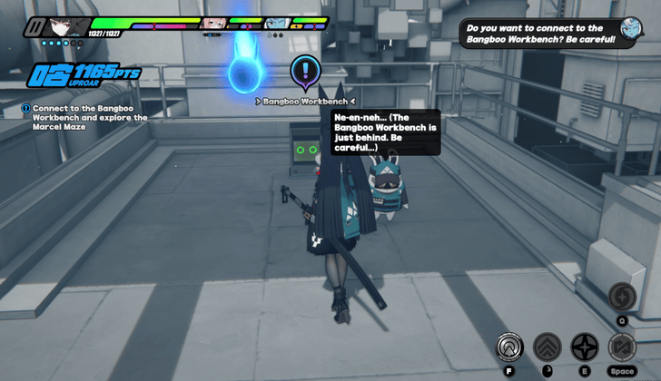 Interact With the Bangboo Workbench