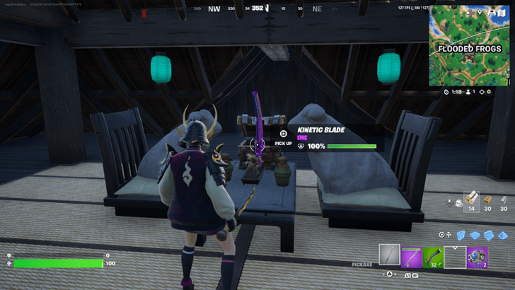 Get Kinetic Blade from Chests