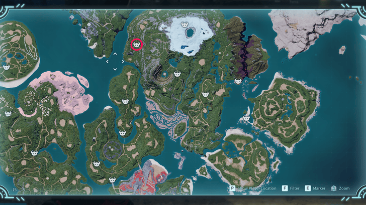 Palworld - Rampaging Dinossom Location
