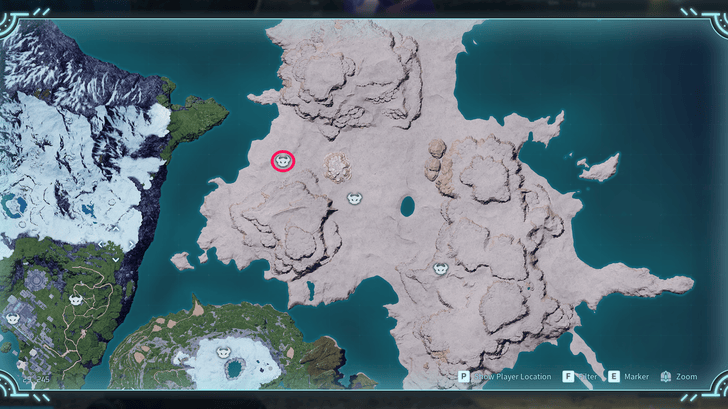 Palworld - Rampaging Cryolinx Terra Location
