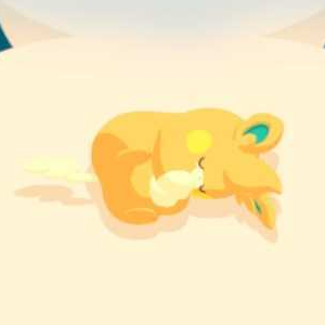 Pokemon Sleep - Atop-Belly Sleep