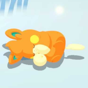 Pokemon Sleep - Paw-Pad-Rubbing Sleep