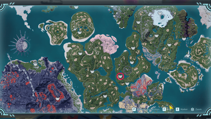 Palworld - Rampaging Tarantriss Location