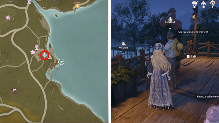 Infinity Nikki Thanks, Fish Knight Quest Location