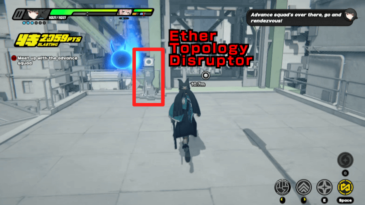 Use the Ether Topology Disruptor the the First Lost Supply Box