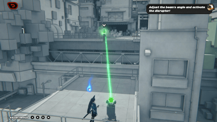 Point the Beam to the Receiver at the Other End of the Gap