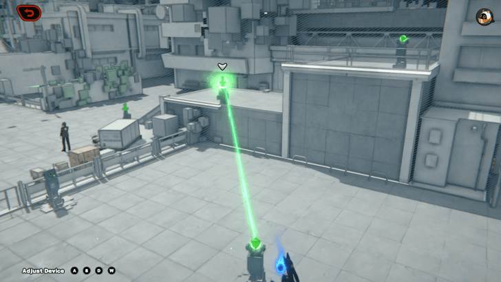 Point the Beam to the Receiver at the Top of the Ramp