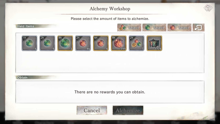 Alchemy Workshop for Gold