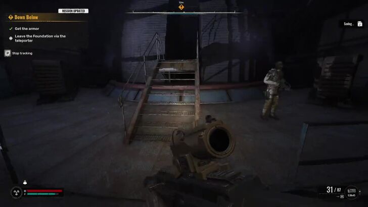 Leave the Foundation Via the Teleporter