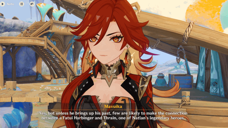 Genshin - Mavuika Mentions Thrain