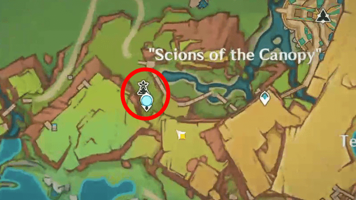 Genshin - Steadfast Valor Stage 1 Location