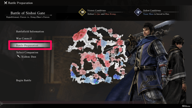 Enter Battle Preparation