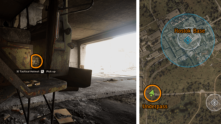 Tactical Helmet Location