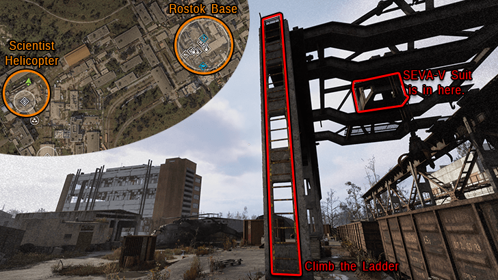 SEVA-V Suit Location