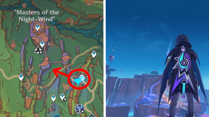 Genshin -Location of the Ancient Moon