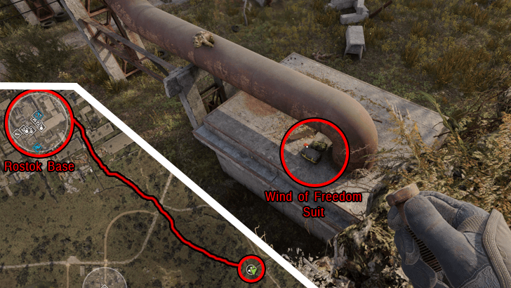 Wind of Freedom Suit Location