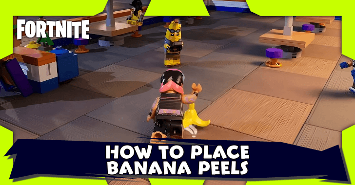 Fortnite - How to Place Banana Peels