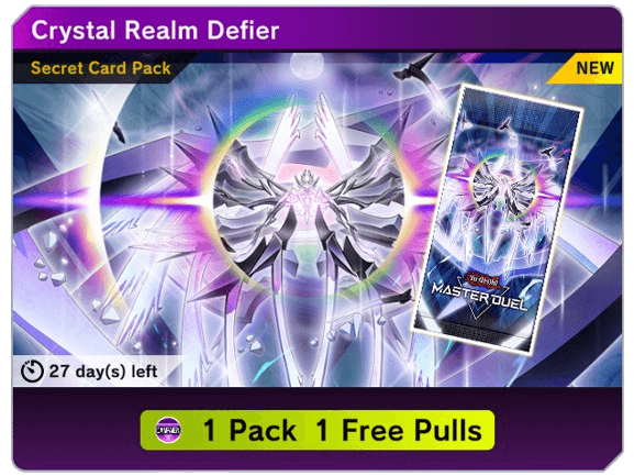 Master Duel - Crystal Realm Defier Free Pull Campaign