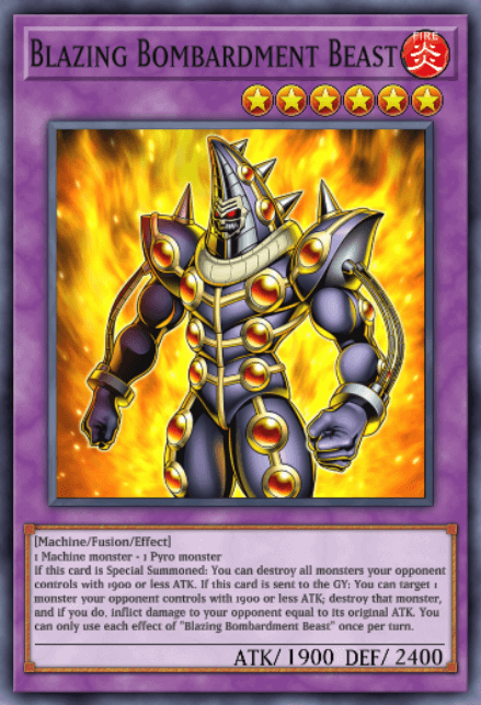 Blazing Bombardment Beast