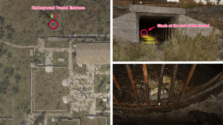 Sphere Underground Tunnel Stash