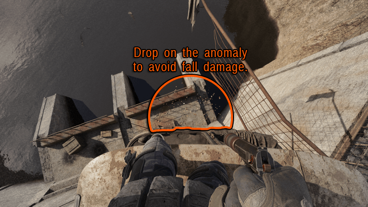 Use the Anomaly to Negate Fall Damage