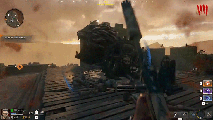 Rotate the Cannon Facing the Dining Hall