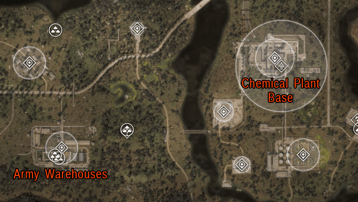 Army Warehouses Map Location