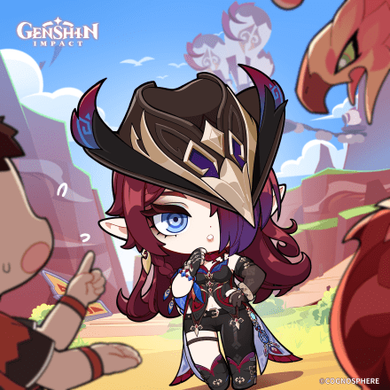 Genshin Impact - Chasca Birthday Art 2024