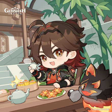 Genshin Impact - Gaming Birthday Art 2024