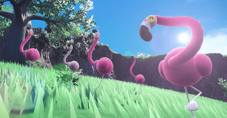 Pokemon SV - Flamigo Mass Outbreak Event Top Banner