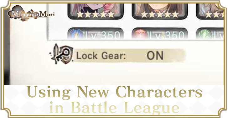 Using New Characters in Battle League