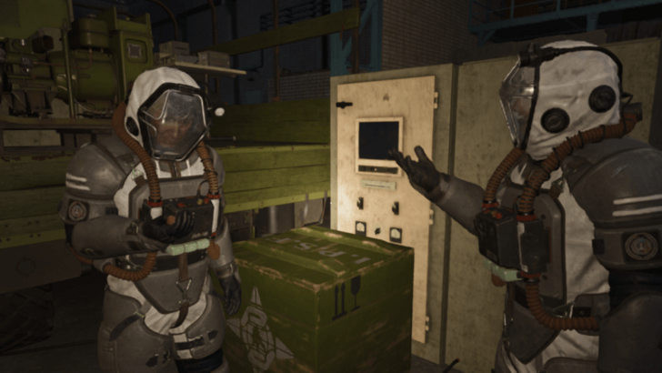 Ecologists in White Outfit