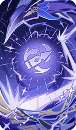 Genshin - Dark-Shattering Flame Card