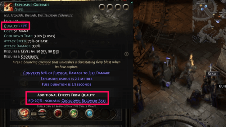 Gemling Legionnaire Can Enhance Gems with Quality