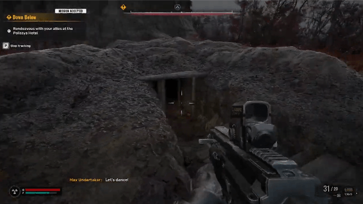 bunker with the facility key