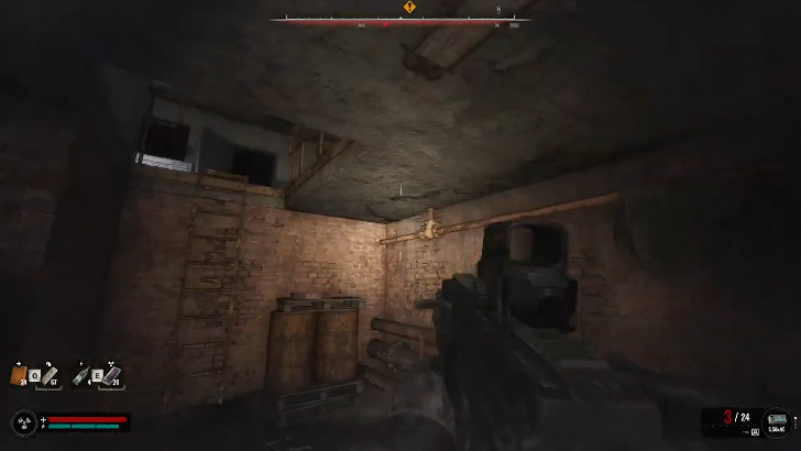 ladder to the terminal