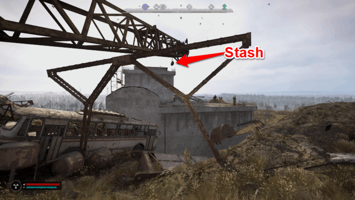 Slag Heap Hanging Stash Location