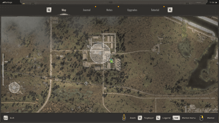 PSZ-7 Military Body Armor Commissary Map