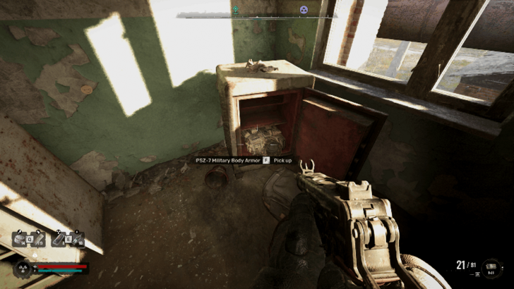 PSZ-7 Military Body Armor Location