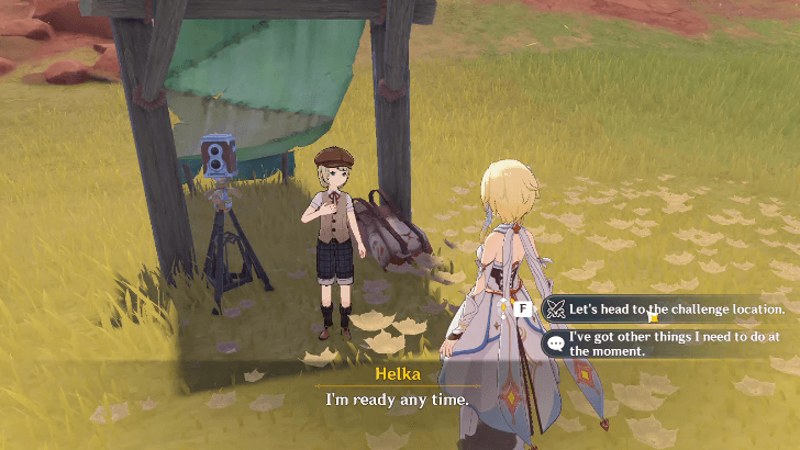 Genshin - Trail of Behemoths - Start with Helka