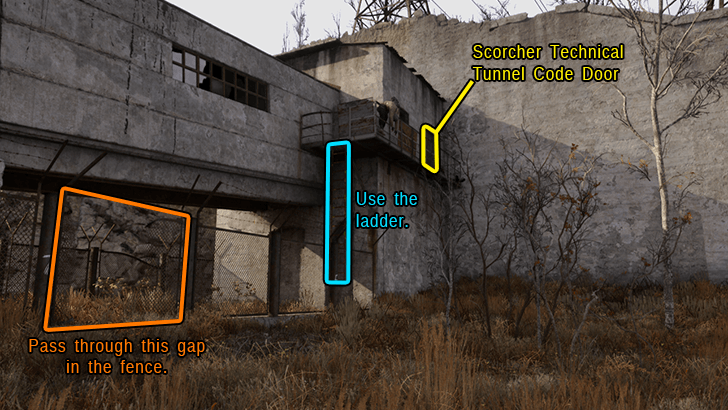 Scorcher Technical Tunnel Location