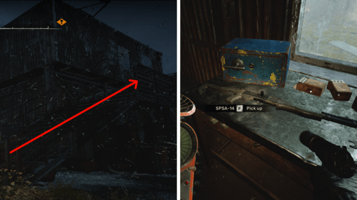 Open the Stash and Get the Items